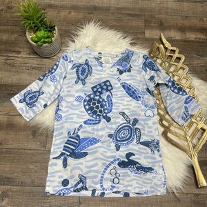 Gretchen Scott Tropical Turtle Dress